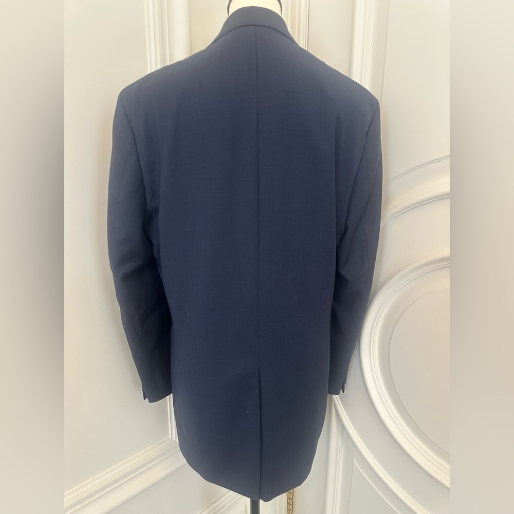 Ralph Lauren Classic 100% Wool Deep Blue Formal Blazer (Size 39L) - Picture 4 of 8